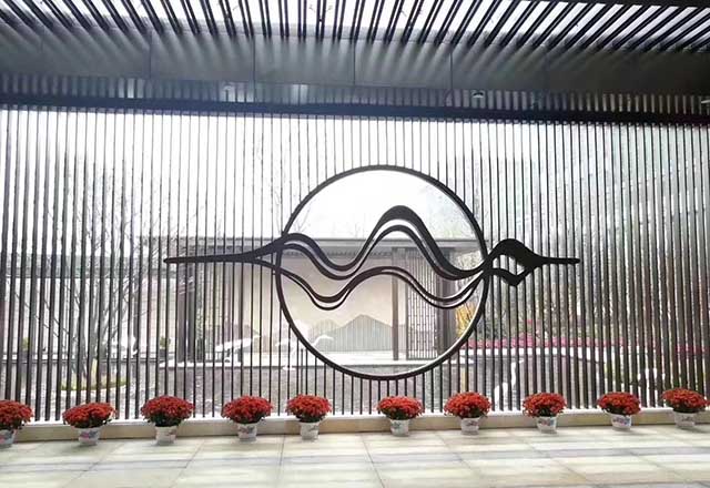 Project Sulution 304 Stainless Steel Custom Architect Interior Design Wall Panel With Lights For Decoration
